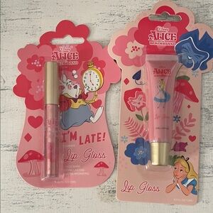 Disney Alice in Wonderland Pink Lip Gloss Duo